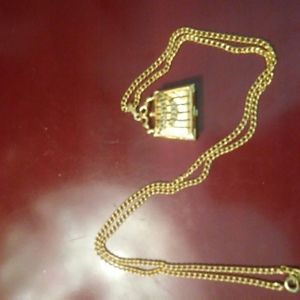 Necklace with Purse Watch